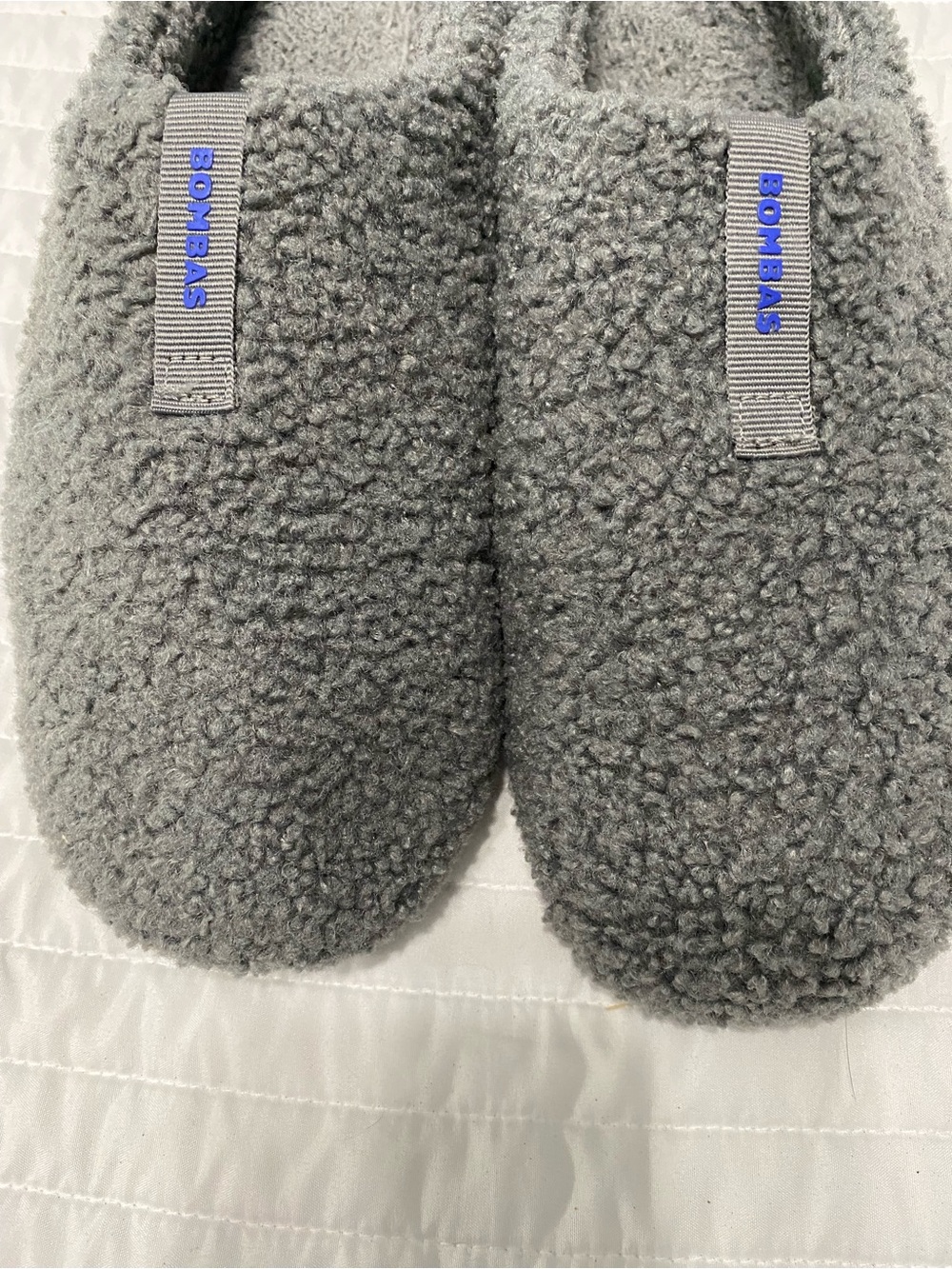 BOMBAS Gray Slippers Men’s Size 11 - Picture 3 of 9